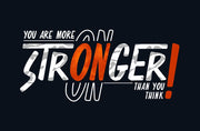 Stronger Quote Art Self Adhesive Sticker For Table