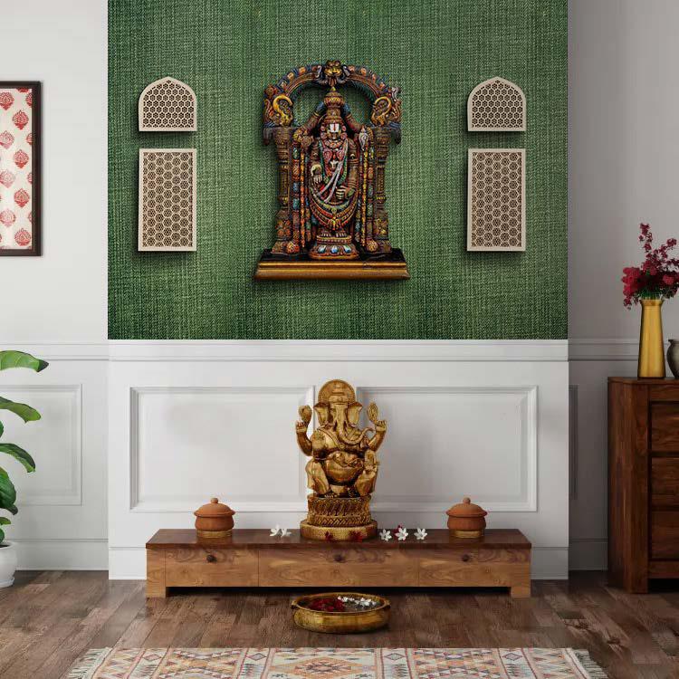 Tirupati Balaji Pooja Room Wallpaper