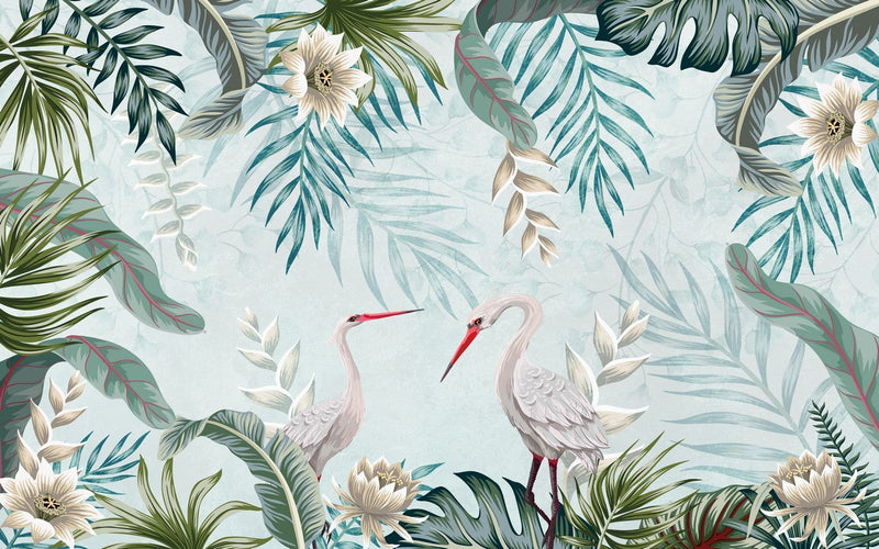 tropical-flamingo-wallpaper
