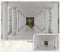 Lord Buddha White Corridor Wallpaper