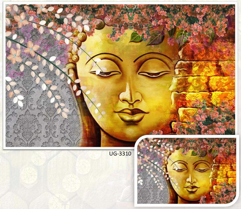 Beautiful Gold Lord Buddha Wallpaper