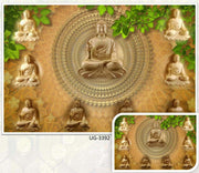 3D Lord Buddha Clay Wallpaper