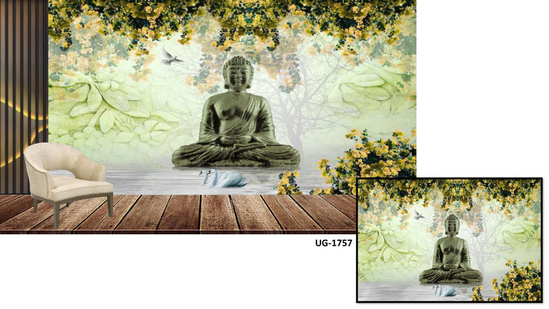 Lord Buddha Beautiful Nature Wallpaper