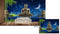 Lord Buddha Beautiful Night Sky Wallpaper
