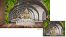Lord Buddha Cement Way Wallpaper