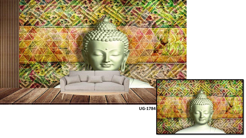 Lord Buddha Colorful Wallpaper