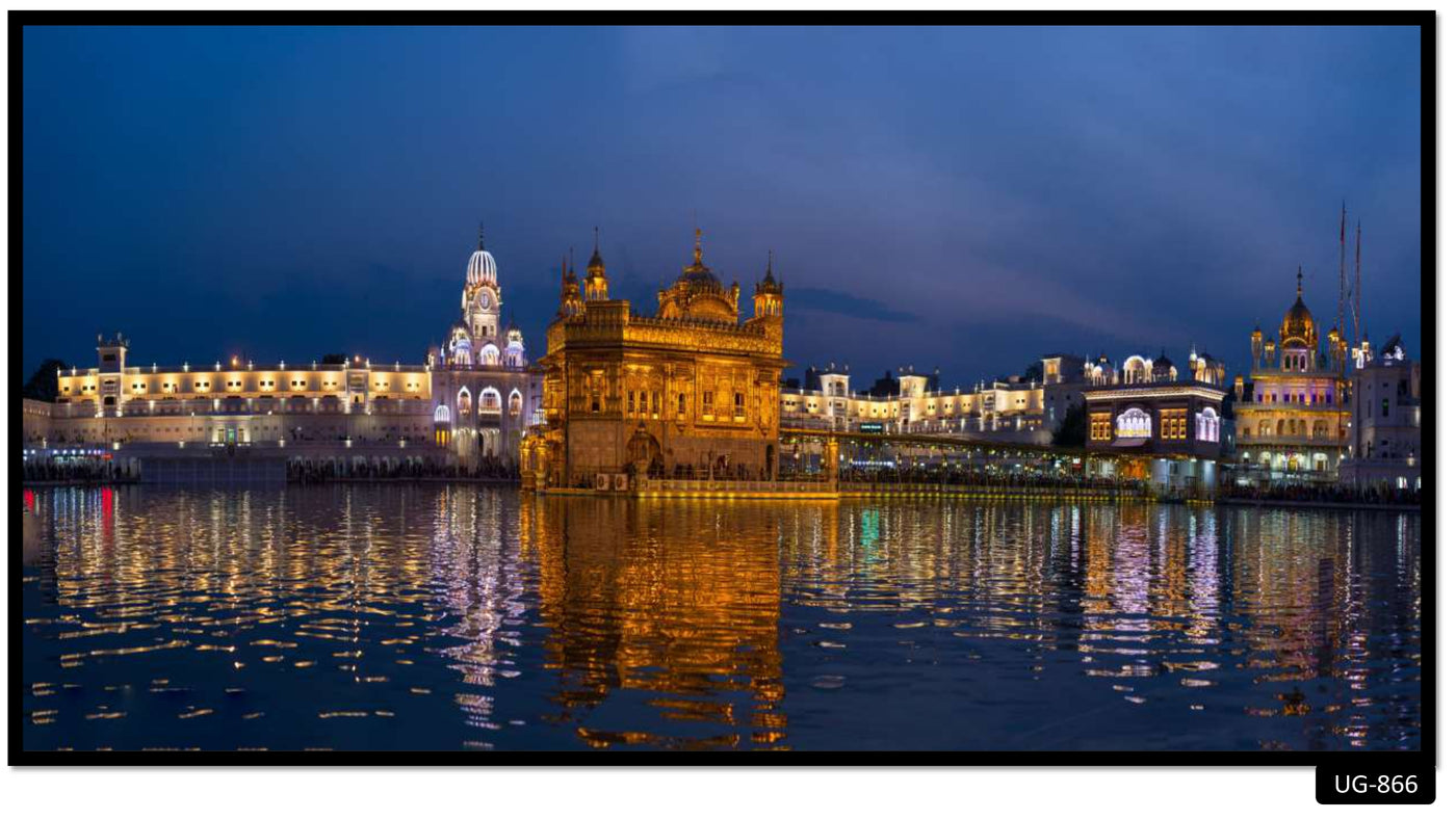 3D Decorative Gurudawara Wallpaper for Wall