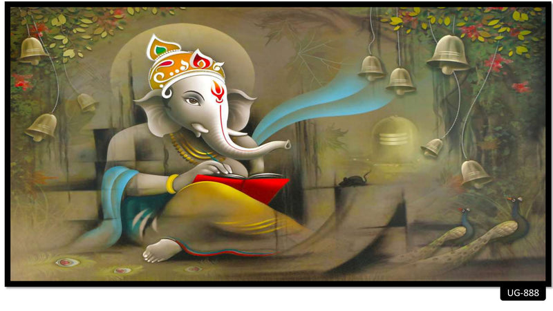 3D Decorative Lord Ganesha Wallpaper for Wall