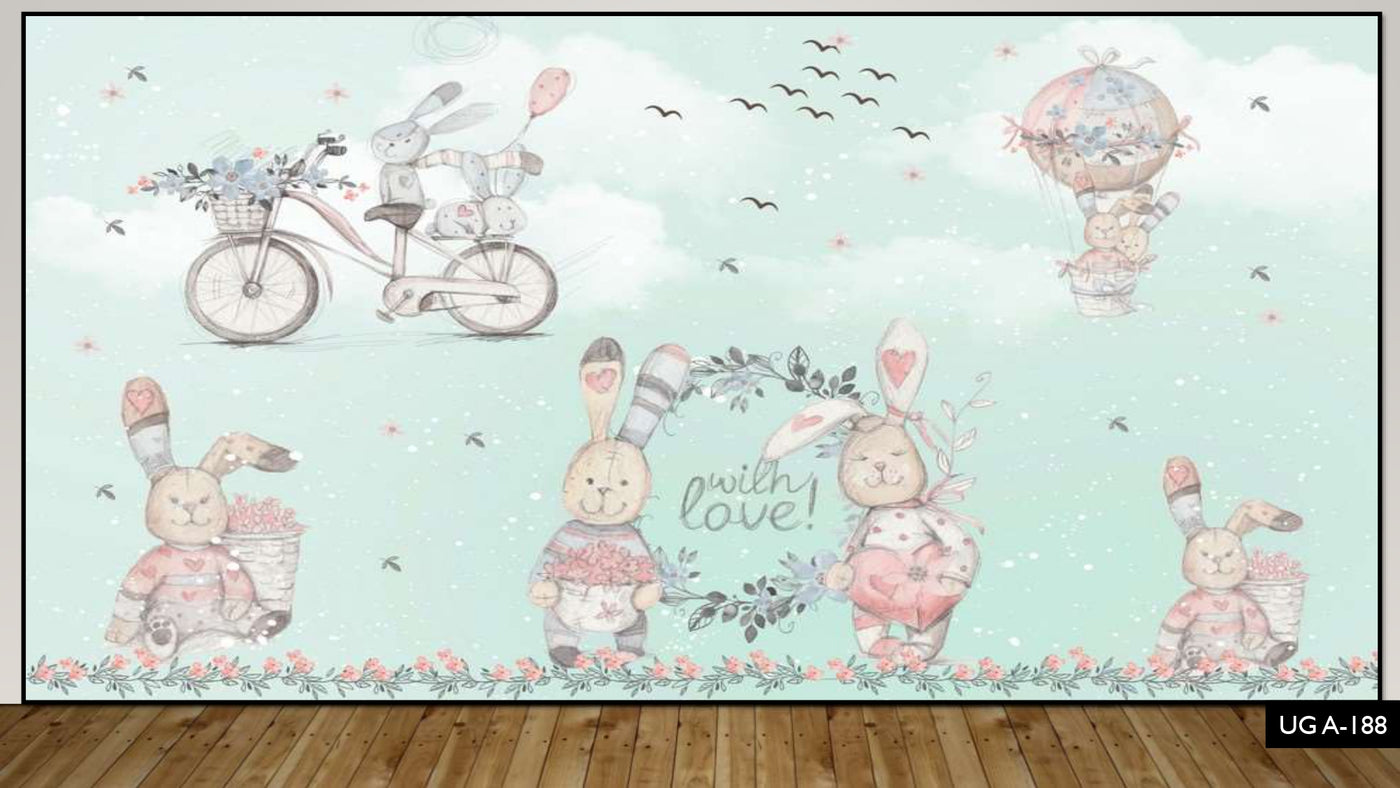 3D Decorative Kids Wallpaper for Wall