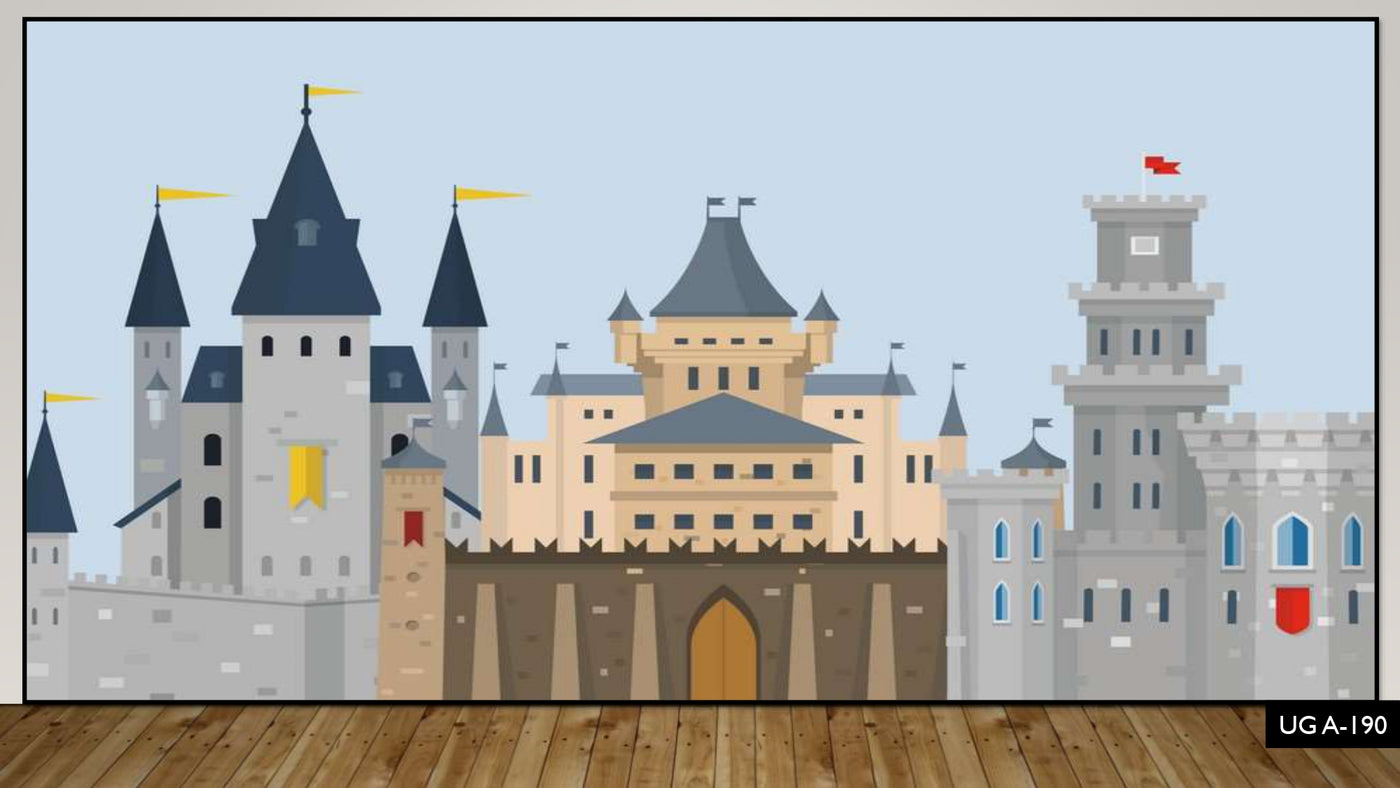 3D Decorative Palace Wallpaper for Wall