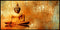 Lord Buddha Orange Wallpaper