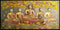 3D Lord Buddha With Disciples Wallpaper