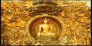 Gold Lord Buddha Temple Wallpaper