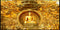 Gold Lord Buddha Temple Wallpaper
