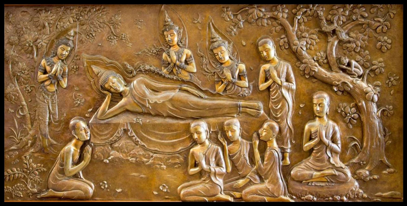 Buddhist Culture Mural Wallpaper
