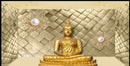 Gold Lord Buddha Pearl Wallpaper