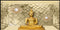 Gold Lord Buddha Pearl Wallpaper