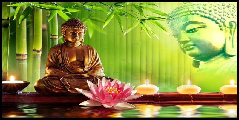 buddha lotus wallpaper