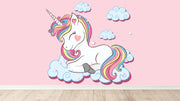 Colourful Unicorn Illustration Wallpaper