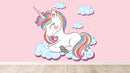 Colourful Unicorn Illustration Wallpaper