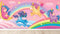 Colourful Unicorns Playing Kids Wallpaper