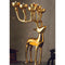 Wildlife Deer Golden Table Top Sculpture