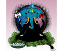 Lord Ganesha Modern Art Wallpaper
