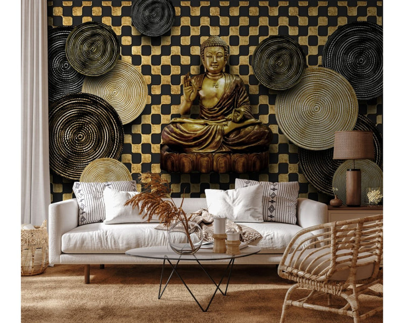 Lord Buddha Blessings Customised wallpaper