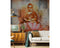 Buddha Sketching On Square Background Wallpaper for wall