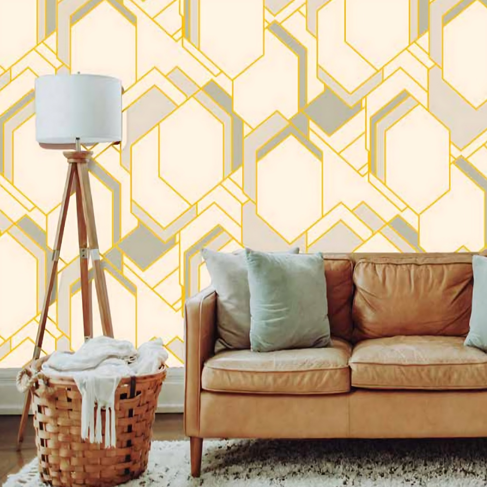 Shine 2 Geometric Abstract Wallpaper
