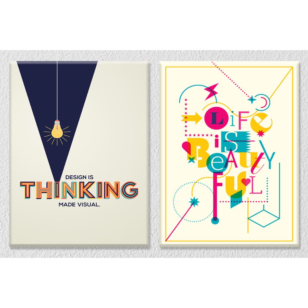 Life is Beautyful Set of 2