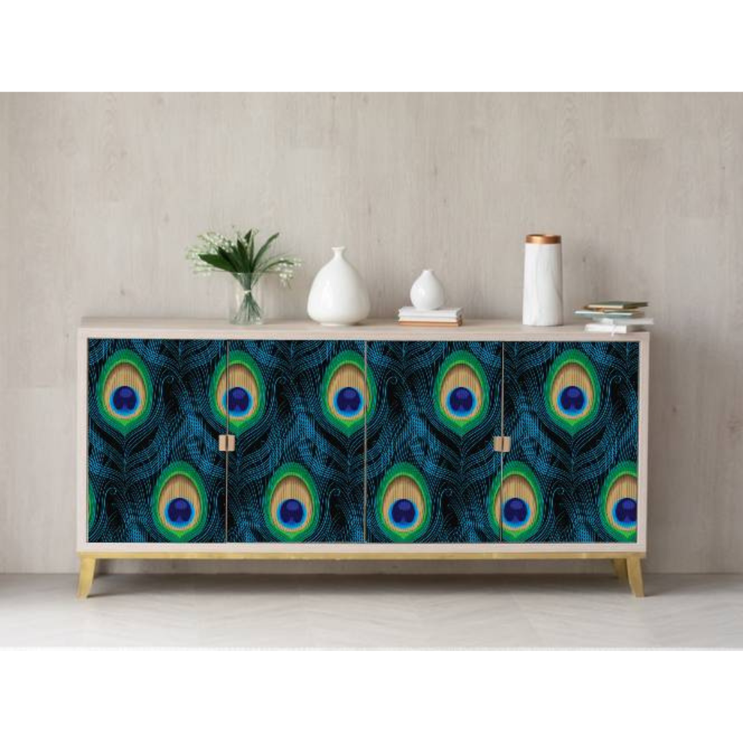 Peacock Pattern Sticker