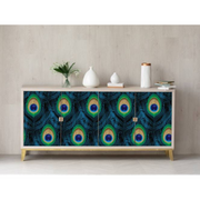 Peacock Pattern Sticker