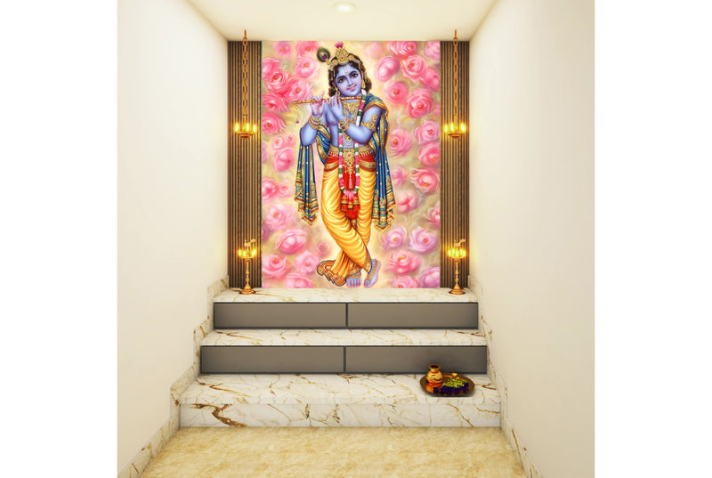 Krishna Customised Wallpaper – Myindianthings