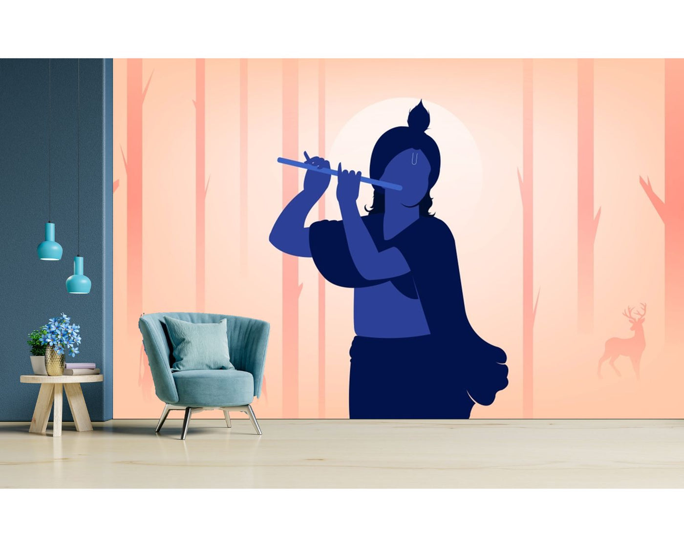 Lord Krishna Customised Wallpaper