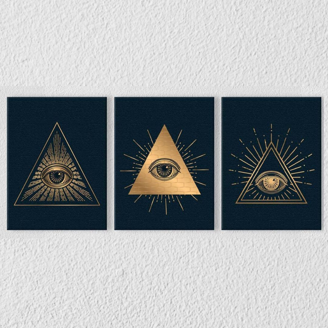 Third Eye Illustration Set Of 3