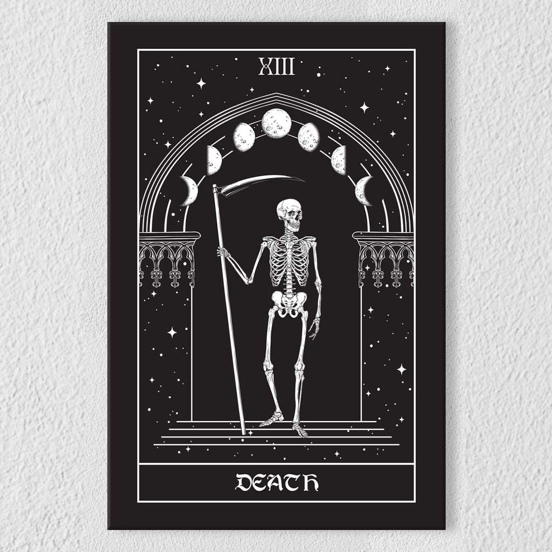 Dead Of Night Tarot Canvas