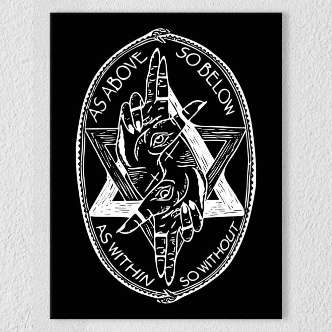 As Above So Below Canvas