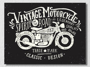 Vintage Biker Quote Wall Art