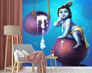 Makhanchor Gopal Customised Wallpaper