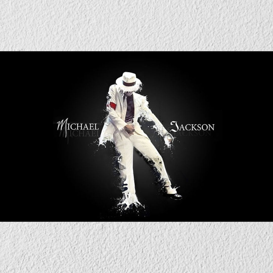 White Michael Jackson Painting