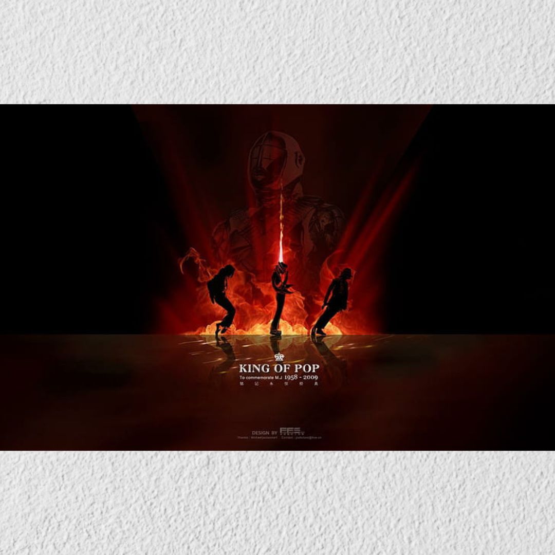 King Of Pop Canvas