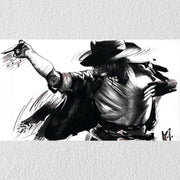 Sketched Michael Jackson Canvas