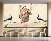 Radha Krishna Customised Wallpaper