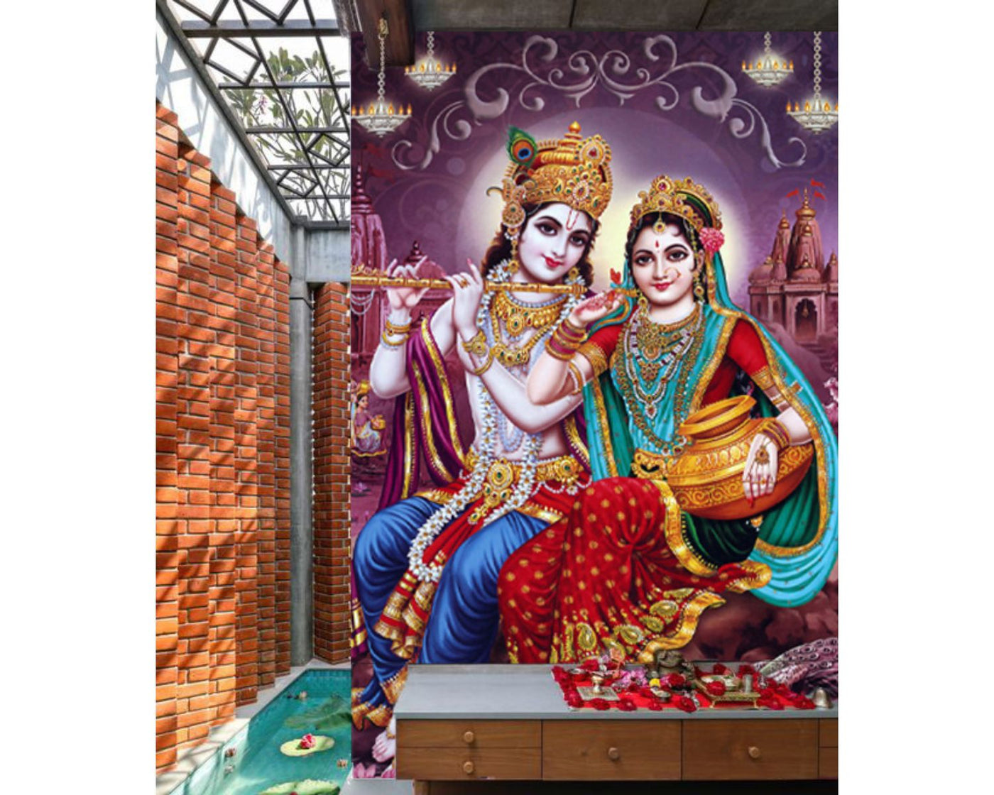 Radha Krishna Portrait