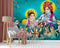 Radha Krishna With Gopis Wallpaper