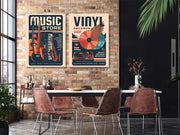 Music Store Vnyl Set Of 2