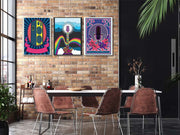 Psychedelic Music Set Of 3