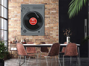 Rock N Roll Vinyl Canvas