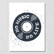 No Music No Life Canvas